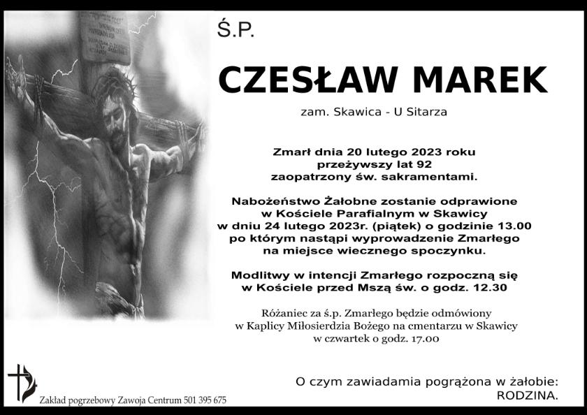 CZESŁAW MAREK
