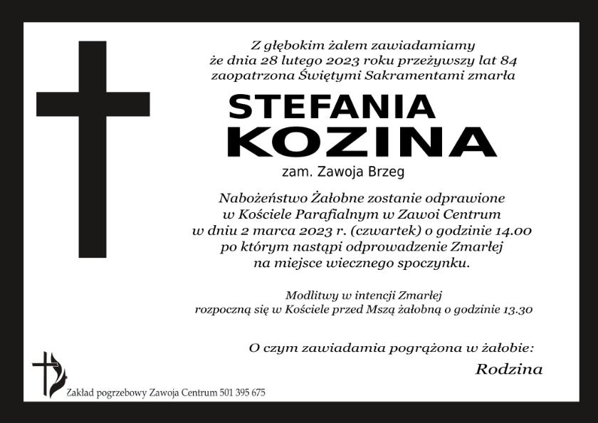STEFANIA KOZINA