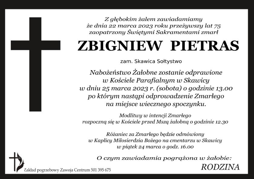ZBIGNIEW PIETRAS
