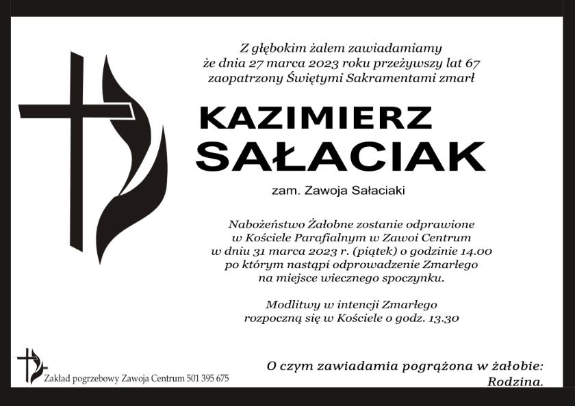 KAZIMIERZ SAŁACIAK