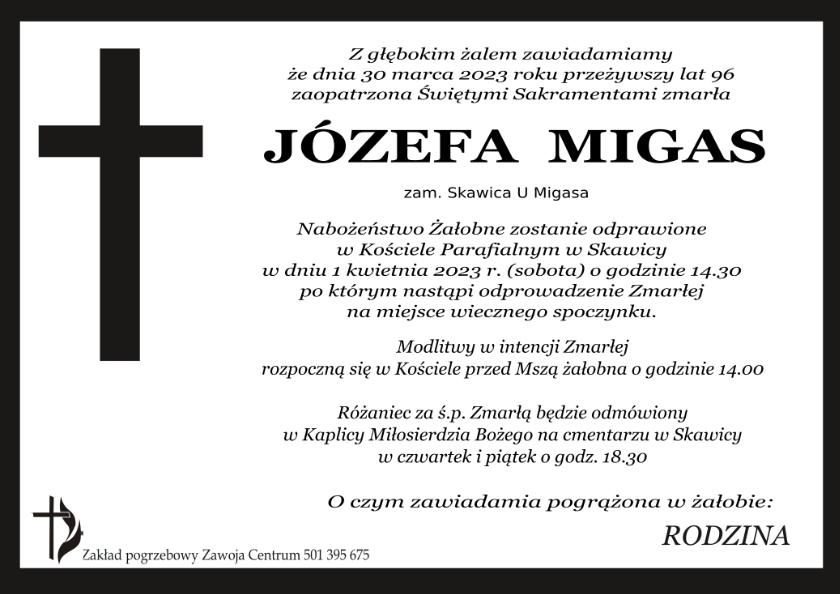 JÓZEFA MIGAS