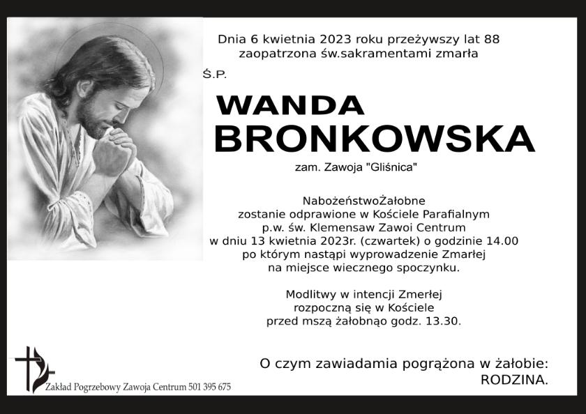 WANDA BRONKOWSKA
