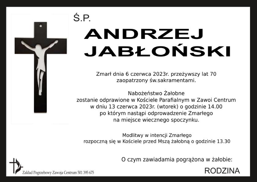 ANDRZEJ JABŁOŃSKI