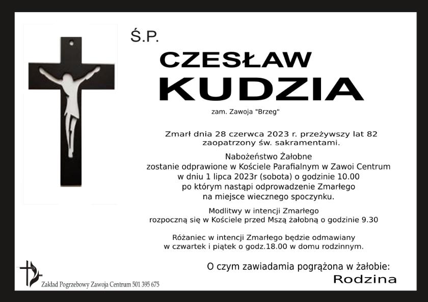 CZESŁAW KUDZIA