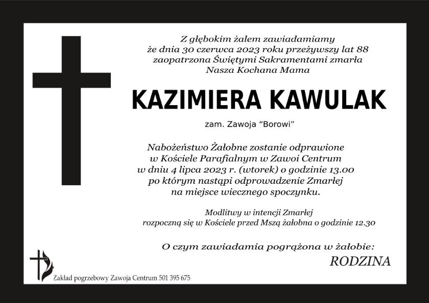 KAZIMIERA KAWULAK