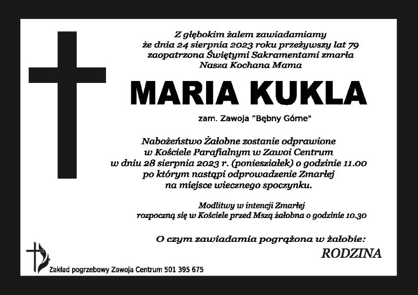 MARIA KUKLA