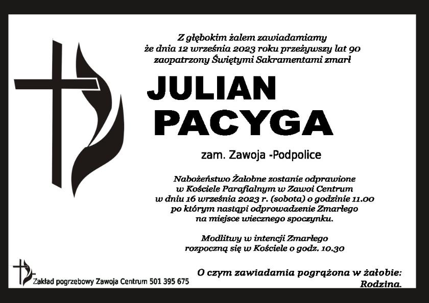 JULIAN PACYGA
