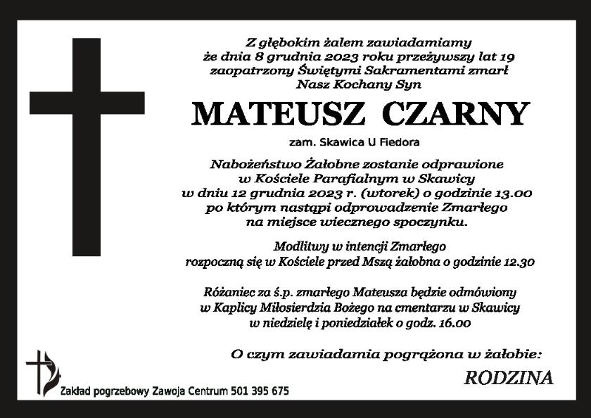 MATEUSZ CZARNY
