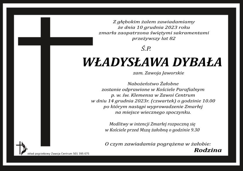 WŁADYSŁAWA DYBAŁA