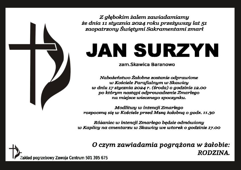JAN SURZYN