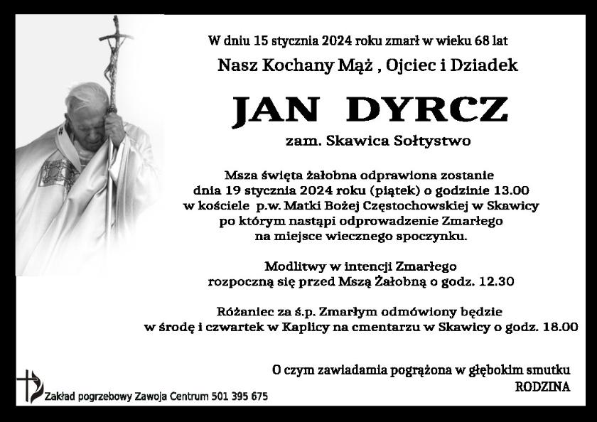 JAN DYRCZ
