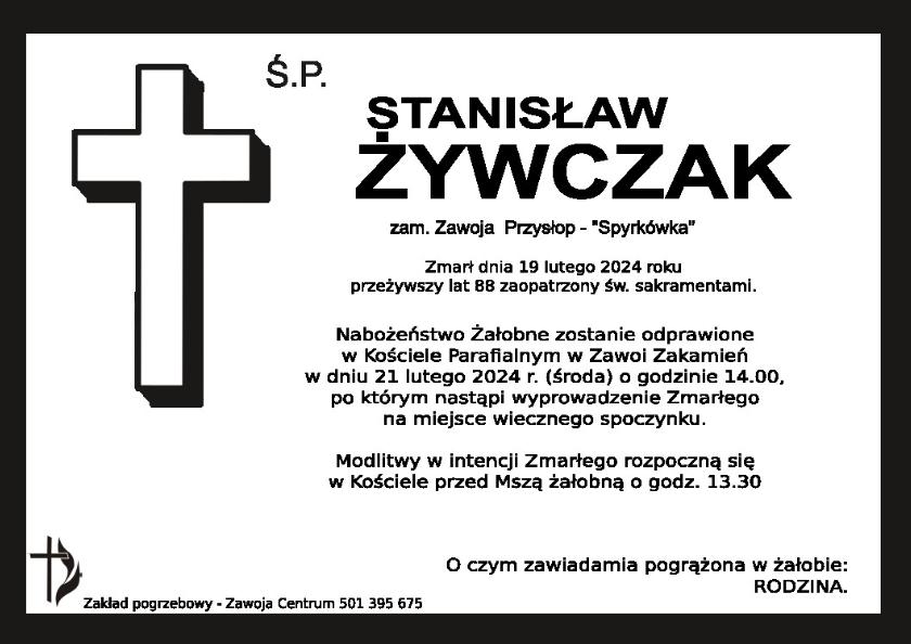 STANISŁAW ŻYWCZAK