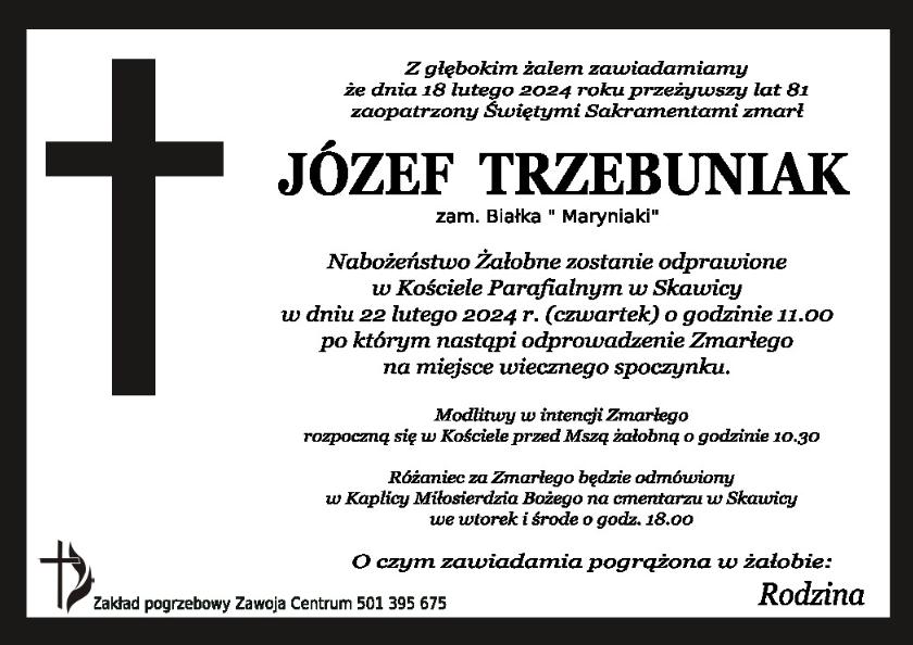 JÓZEF TRZEBUNIAK