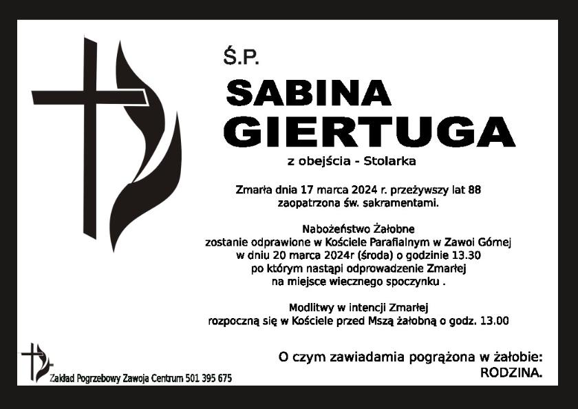 SABINA GIERTUGA