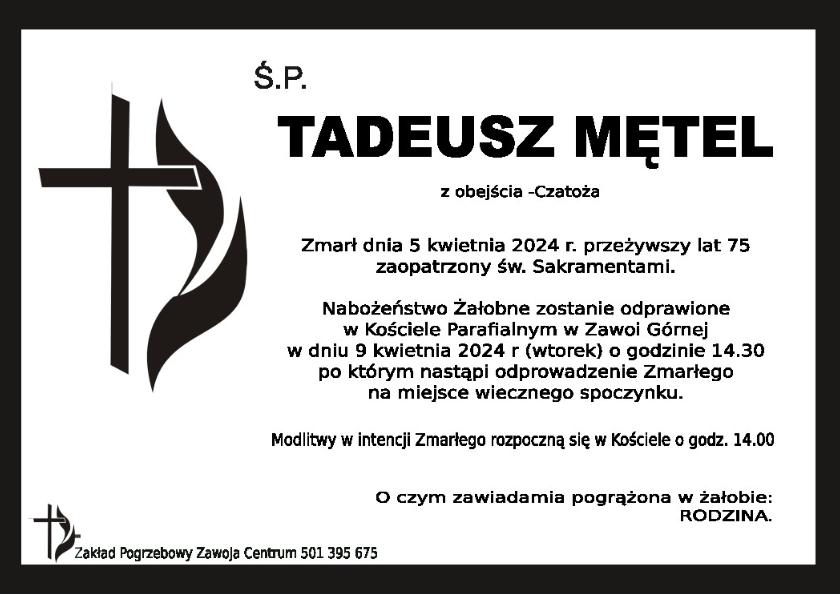 TADEUSZ MĘTEL