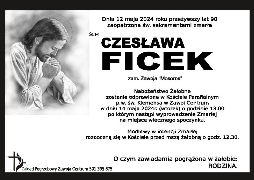 CZESŁAWA FICEK