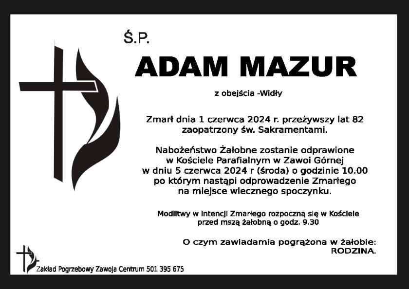 ADAM MAZUR