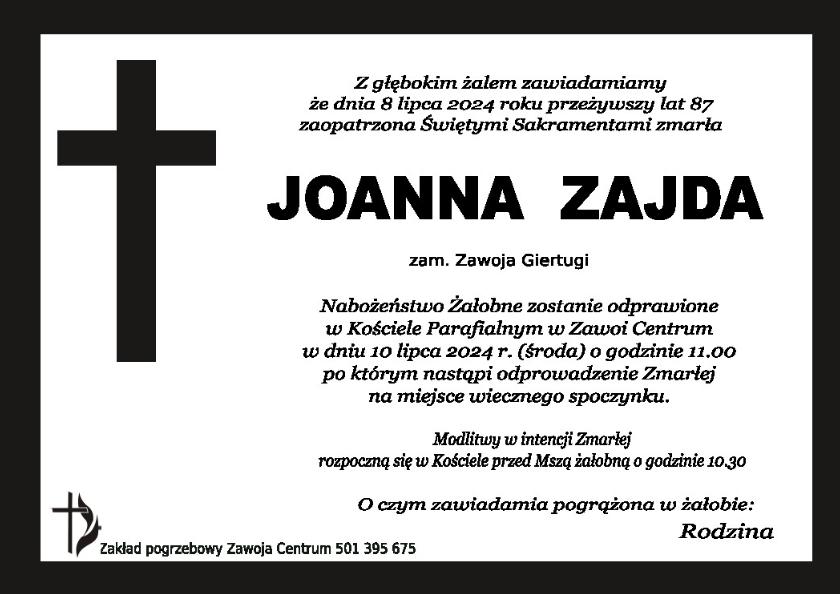 JOANNA ZAJDA