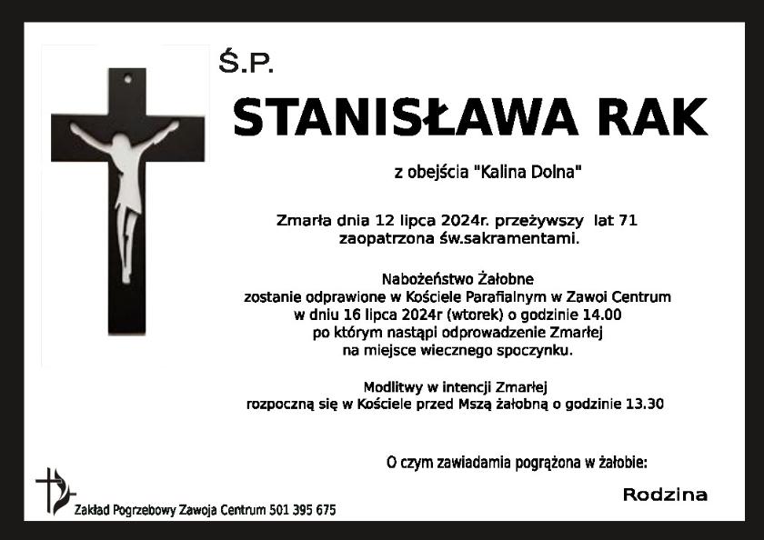STANISŁAWA RAK