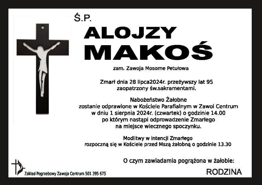 ALOJZY MAKOŚ