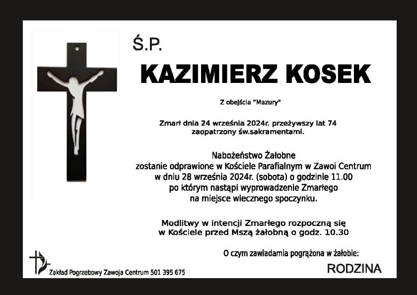 KAZIMIERZ KOSEK
