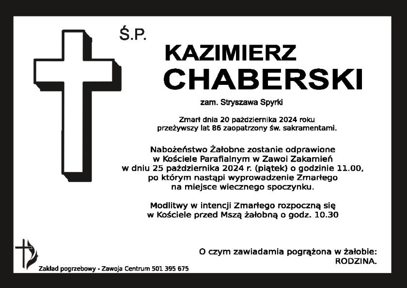 KAZIMIERZ CHABERSKI