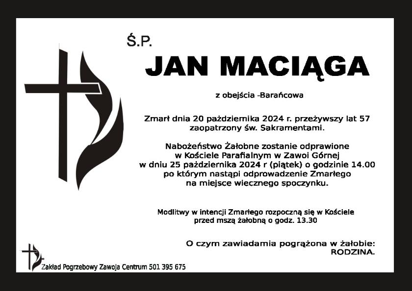 JAN MACIĄGA