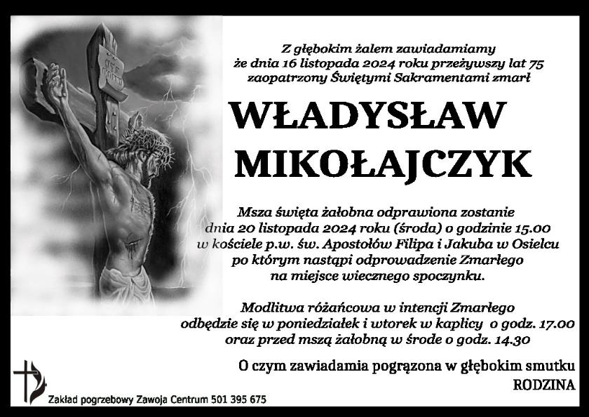 WŁADYSŁAW MIKOŁAJCZYK