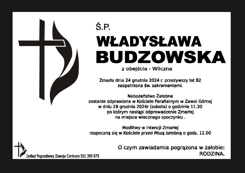 WŁADYSŁAWA BUDZOWSKA