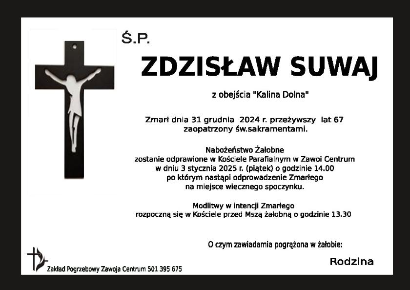ZDZISŁAW SUWAJ