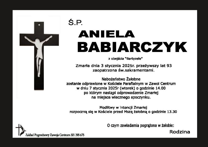 ANIELA BABIARCZYK