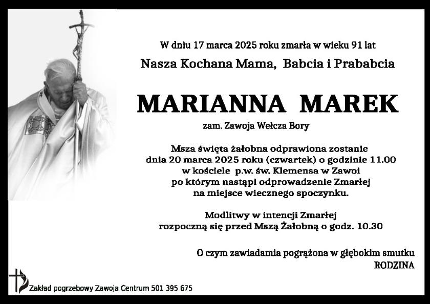 MARIANNA MAREK