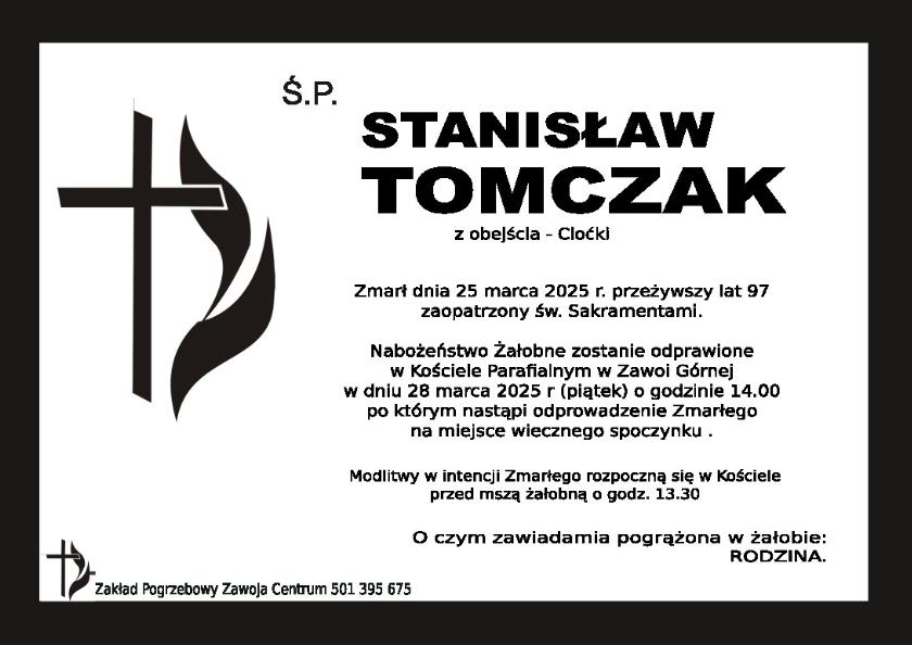 STANISŁAW TOMCZAK