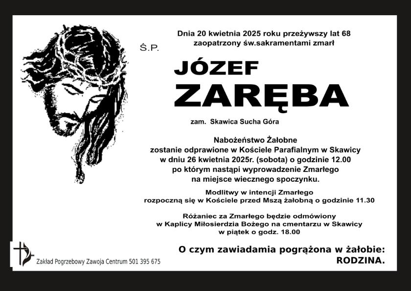 JÓZEF ZARĘBA