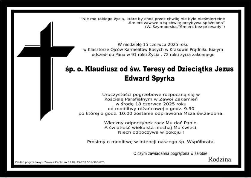 EDWARD SPYRKA