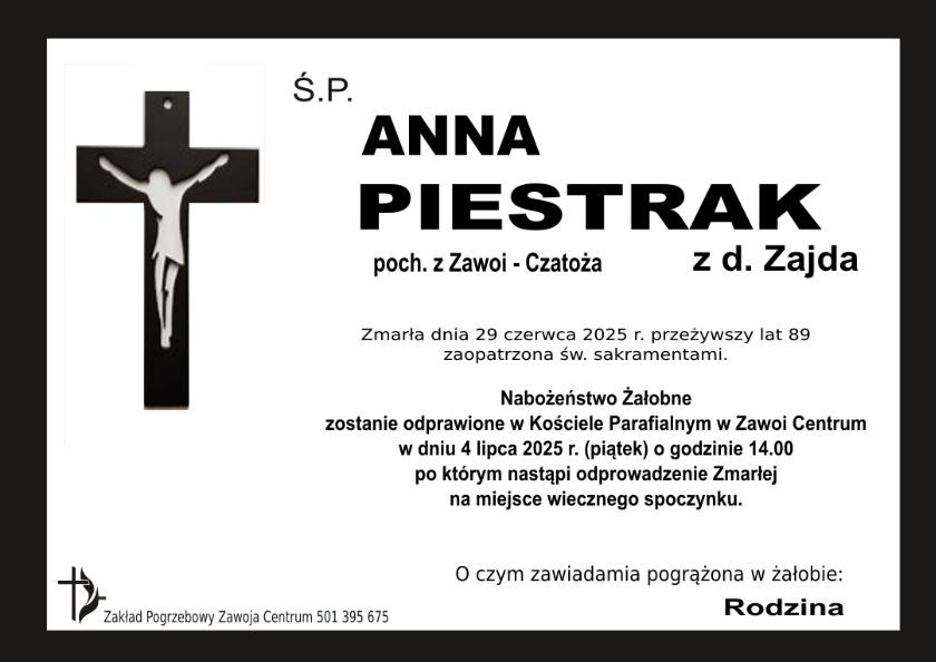 ANNA PIESTRAK
