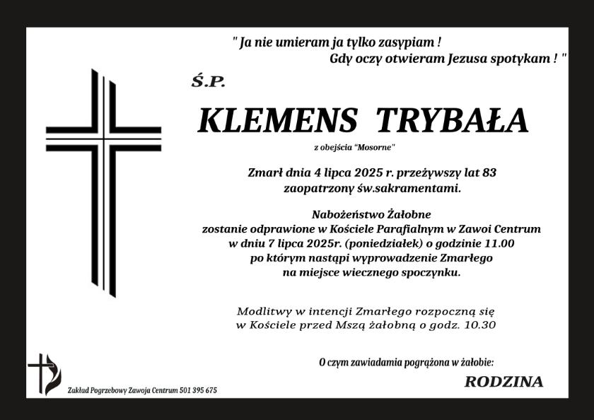 KLEMENS TRYBAŁA
