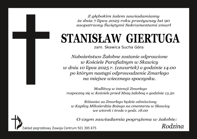 STANISŁAW GIERTUGA