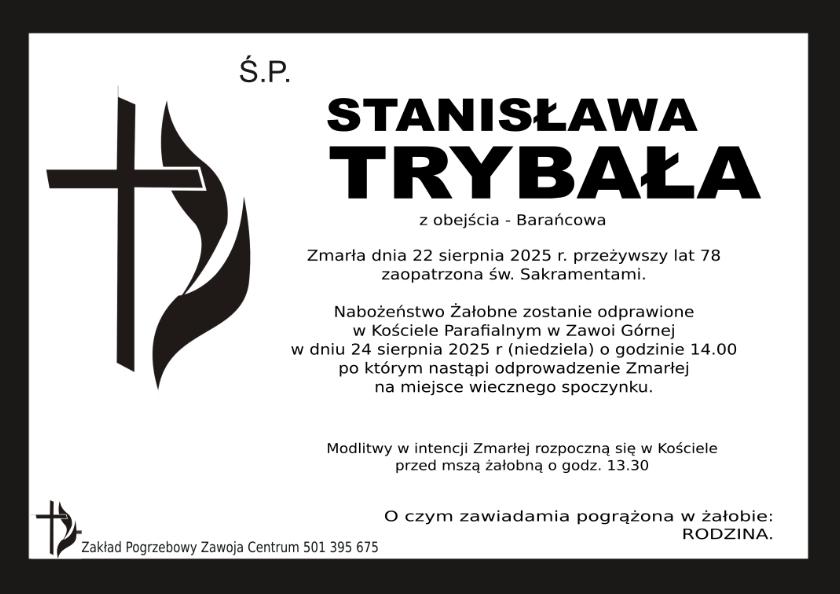 STANISŁAWA TRYBAŁA