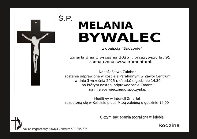 BYWALEC MELANIA