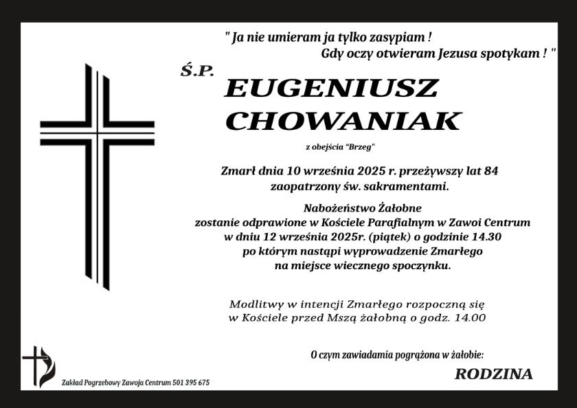 EUGENIUSZ CHOWANIAK