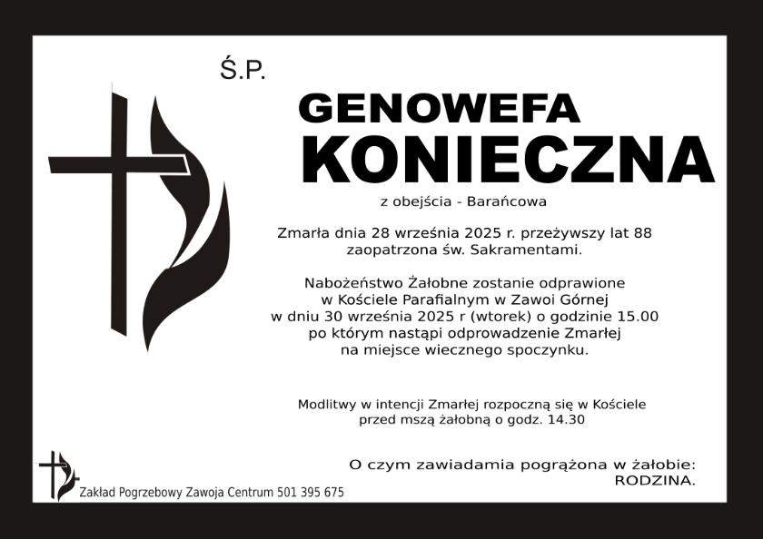 GENOWEFA KONIECZNA