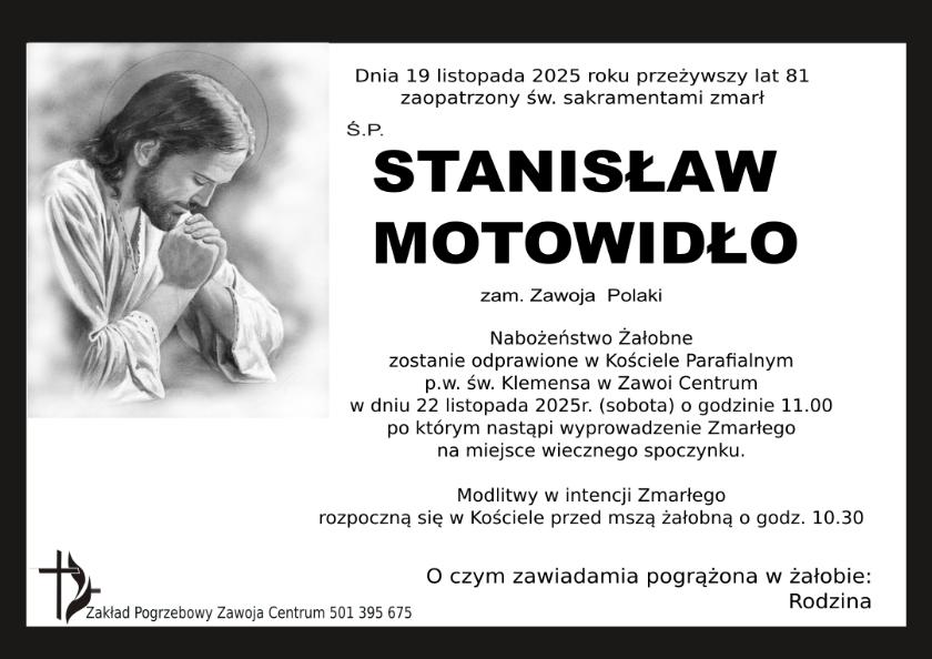 STANISŁAW MOTOWIDŁO