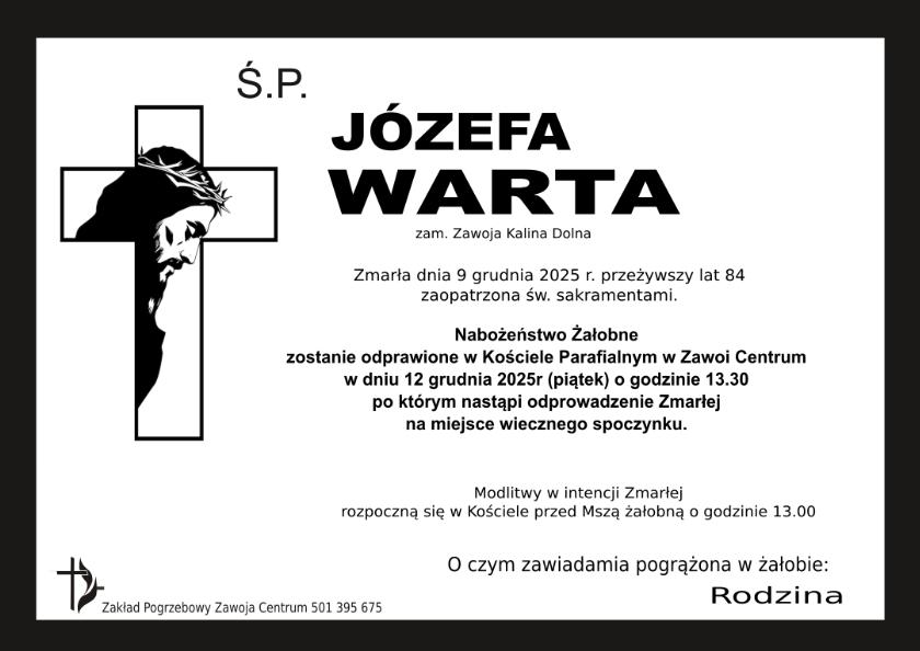 JÓZEFA WARTA
