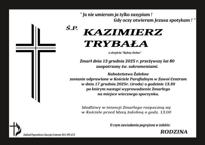 KAZIMIERZ TRYBAŁA