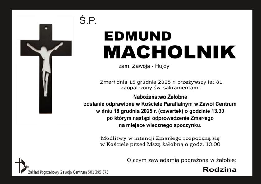 EDMUND MACHOLNIK