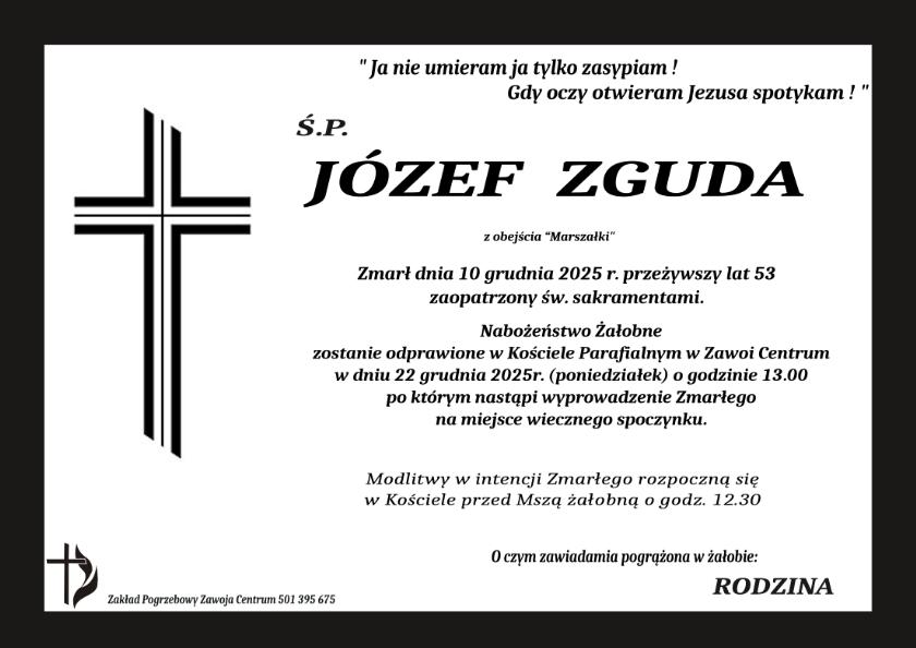 JÓZEF ZGUDA