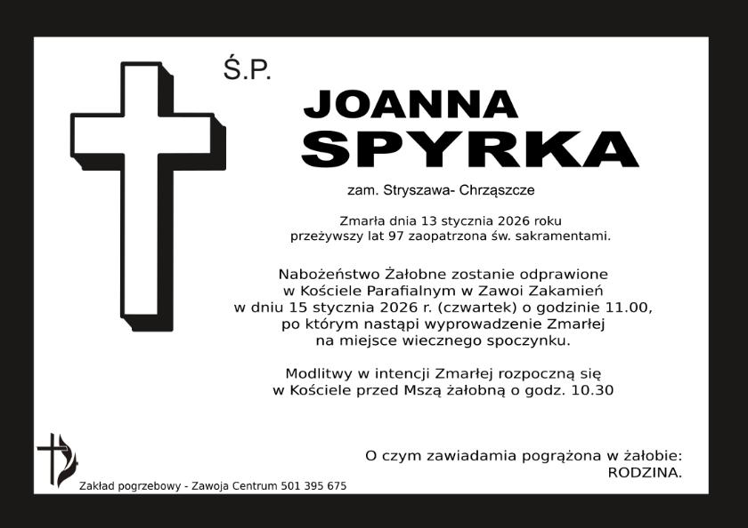 JOANNA SPYRKA