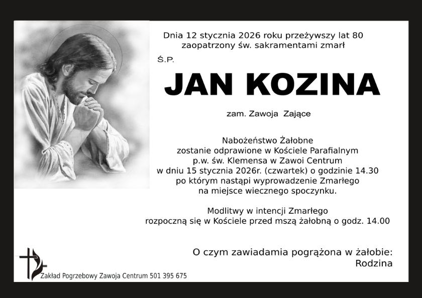 JAN KOZINA