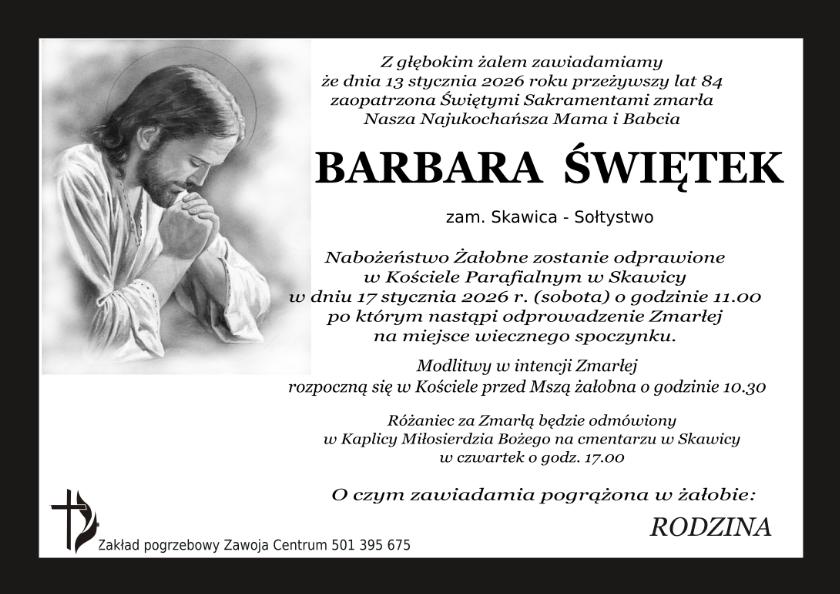 BARBARA ŚWIĘTEK